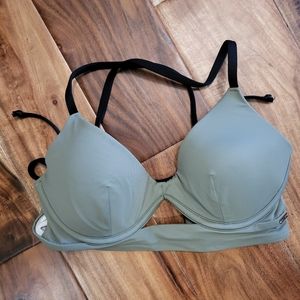 Victoria Secret Swim Underwire cutout push up top